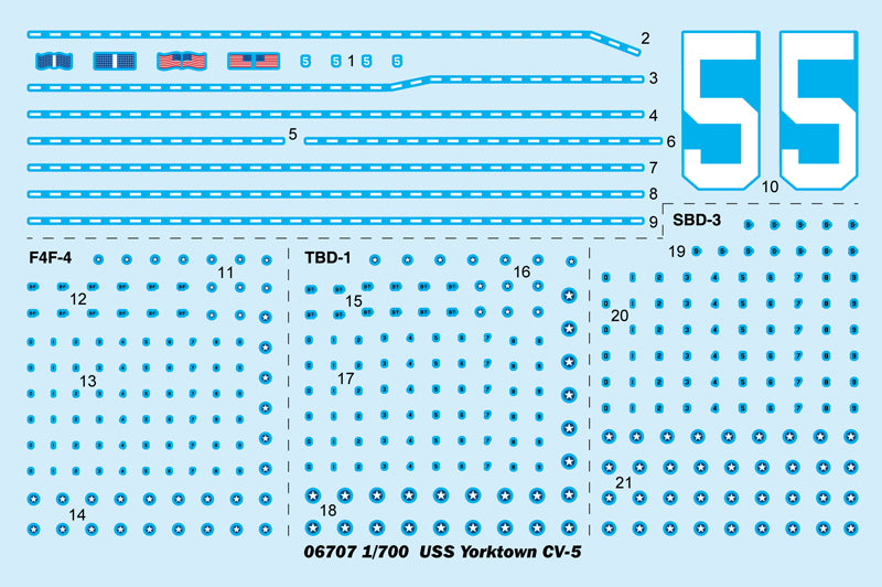 Trumpeter USS Yorktown CV-5 06707 1:700
