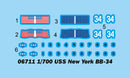 Trumpeter 06711 USS New York BB-34 1:700