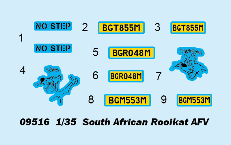 Trumpeter South African Rooikat AFV 09516 1:35