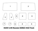 Trumpeter 01034 Russian KAMAZ-4310 Truck 1:35