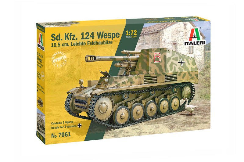 Italeri 7061 - SCALE 1 : 72 SD.KFZ.124 WESPE