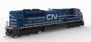 PREORDER Broadway Limited Imports HO 10427 EMD SD70ACe, Canadian National 8101, Blue & White, No-Sound / DCC-Ready