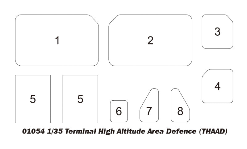 Trumpeter Terminal High Altitude Area Defence (THAAD) 01054 1:35