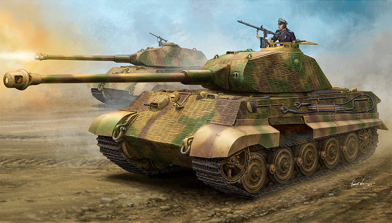 Hobby Boss 1/35 Pz.Kpfw.VI Sd.Kfz.182 King Tiger 'Porsche Turret' w/ Zimmerit