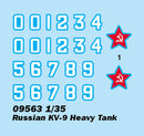 Trumpeter 09563 Russian KV-9 Heavy Tank 1:35