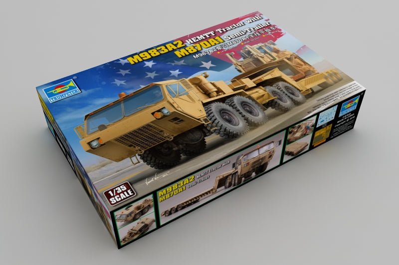 Trumpeter M983A2 HEMTT Tractor with M870A1 Semi-Trailer 01055 1:35