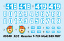 Trumpeter 09548 Russian T-72A Mod1985 MBT 1:35