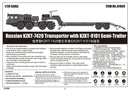 Trumpeter 01039 Russian KZKT-7428 Transporter with KZKT-9101 Semi-Trailer 1:35