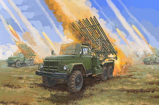 Trumpeter Soviet 2B7R Multiple Rocket Launcher BM-13 HMM 01062 1:35