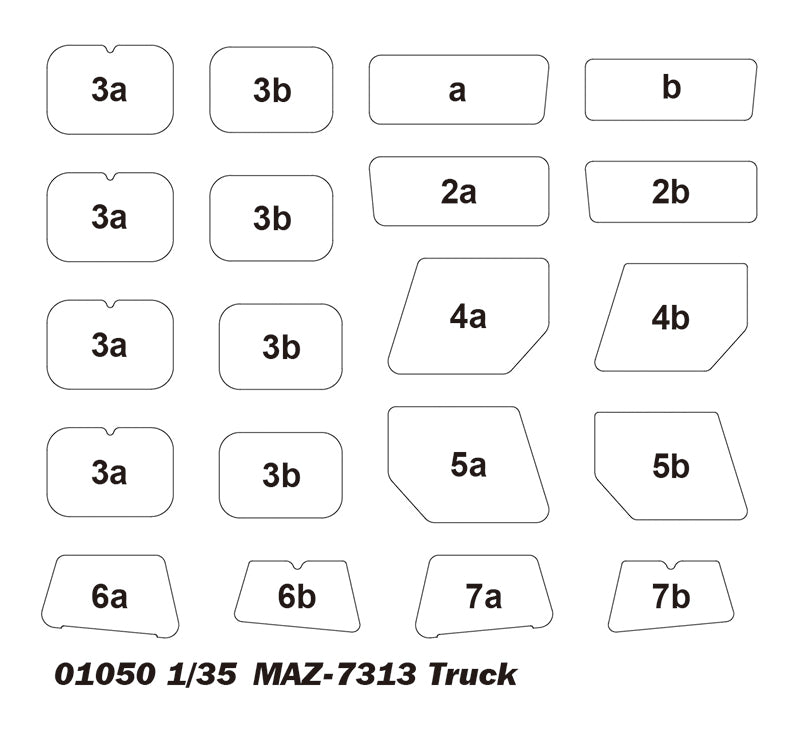 Trumpeter 01050 MAZ-7313 Truck 1:35