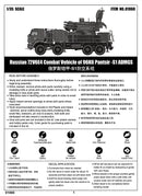 Trumpeter 01060 Russian 72V6E4 Combat Vehicle of 96K6 Pantsir -S1 ADMGS 1:35