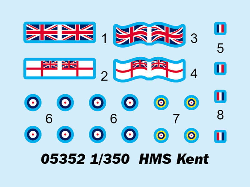 Trumpeter HMS Kent 05352 1:350