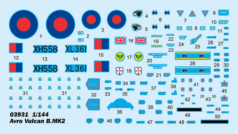 Trumpeter Avro Vulcan B.MK 2 03931 1:144