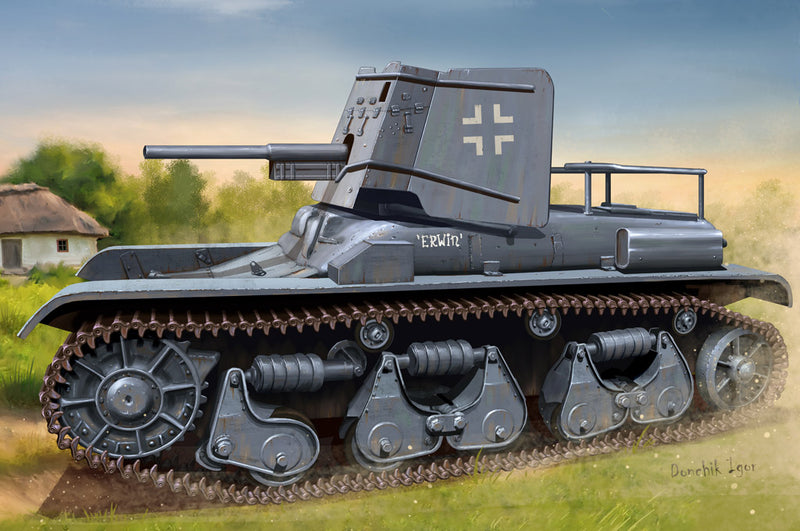 Hobby Boss 1/35 German 3.7cm Pak 35/36 auf Pz.Kpfw 35R(f)