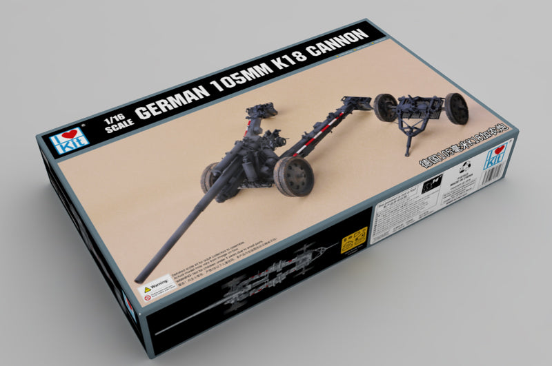 I Love Kit 60602 1:16 German 105mm K18 Cannon