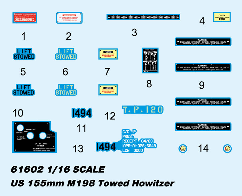 I Love Kit 61602 1:16 US M198 155mm Towed Howitzer