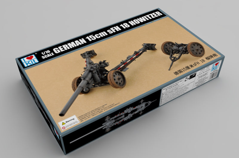 I Love Kit 61603 1:16 GERMAN 15cm SFH 18 HOWITZER (Model Kit)