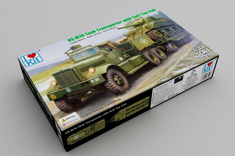 I Love Kit 63502 1:35 US M19 Tank Transporter With Soft Top Cab