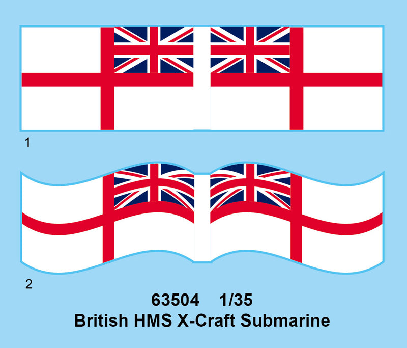 I Love Kit 63504 1:35 British HMS X-Craft Submarine