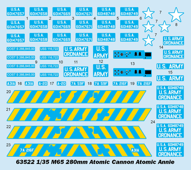 I Love Kit 63522 1:35 M65 280mm Atomic Cannon Atomic Annie