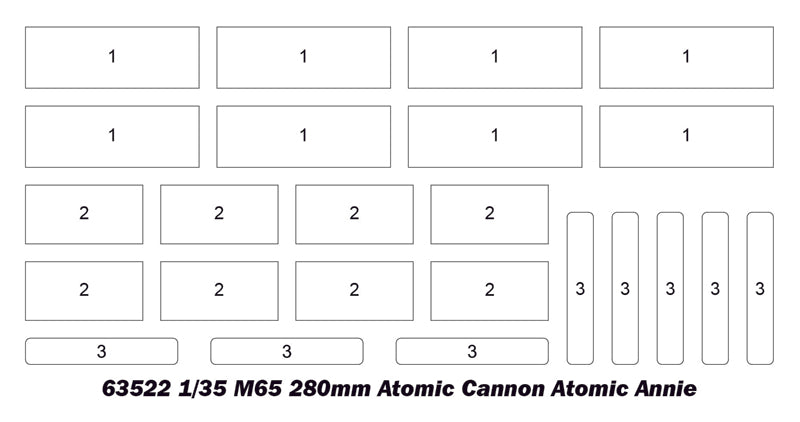 I Love Kit 63522 1:35 M65 280mm Atomic Cannon Atomic Annie