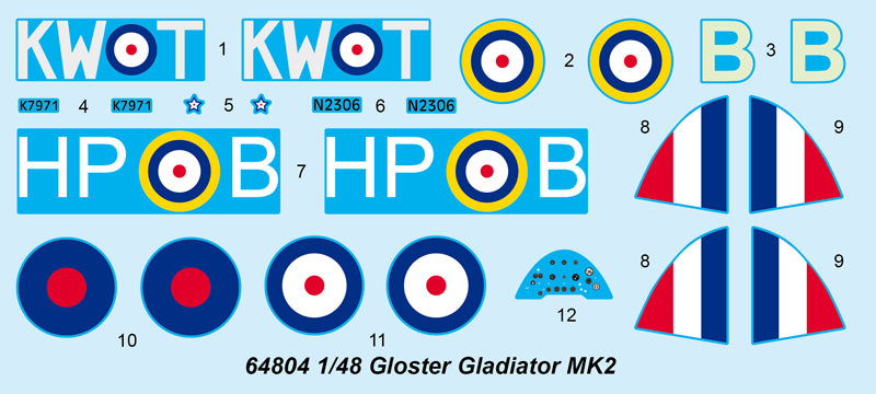 I Love Kit 64804 1:48 Gloster Gladiator MK2