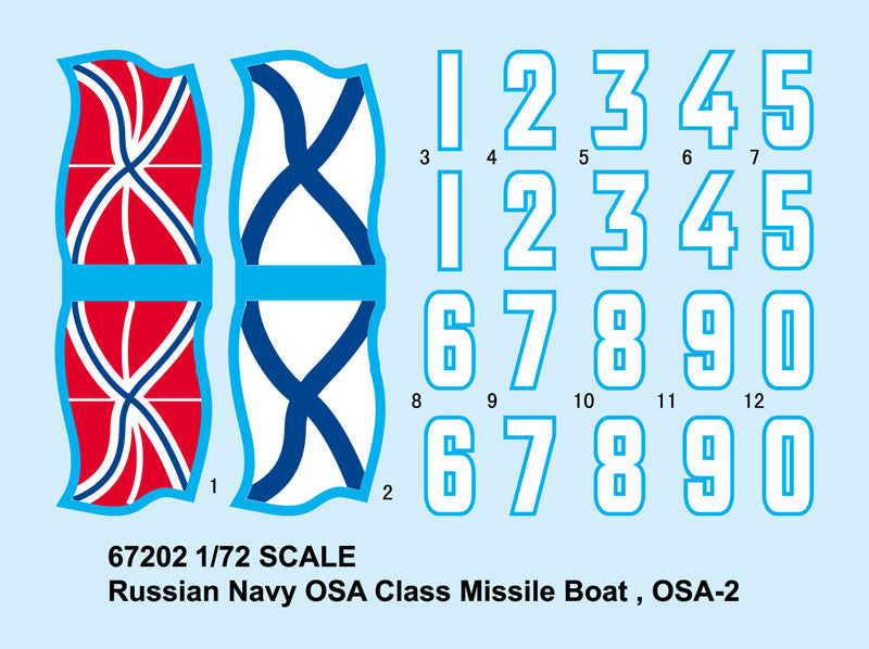 I Love Kit 67202 1:72 Russian Navy OSA Class Missile Boat , OSA-2