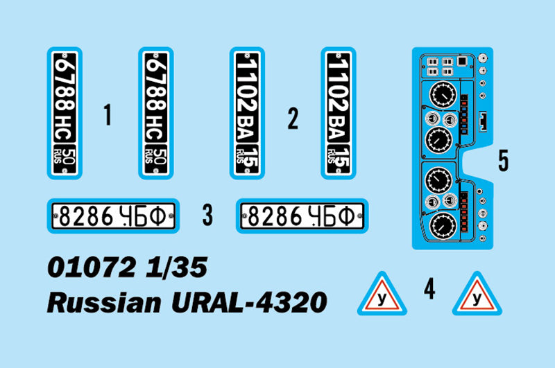Trumpeter 01072 Russian URAL-4320 1:35