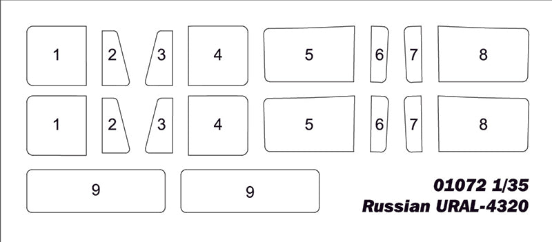 Trumpeter 01072 Russian URAL-4320 1:35