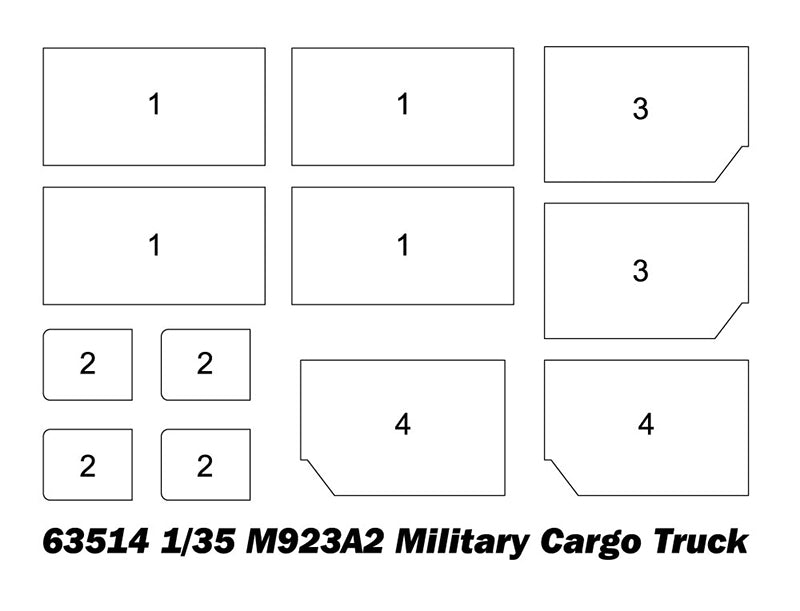 I Love Kit 63514 1:35 M923A2 Military Cargo Truck