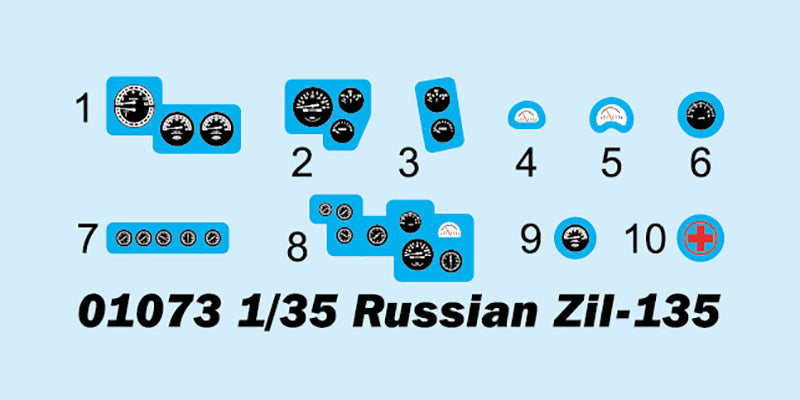 Trumpeter 01073 Russian Zil-135 1:35
