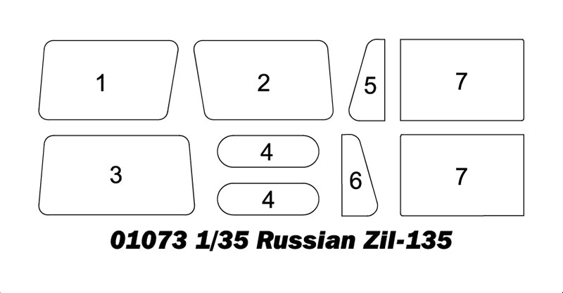 Trumpeter 01073 Russian Zil-135 1:35