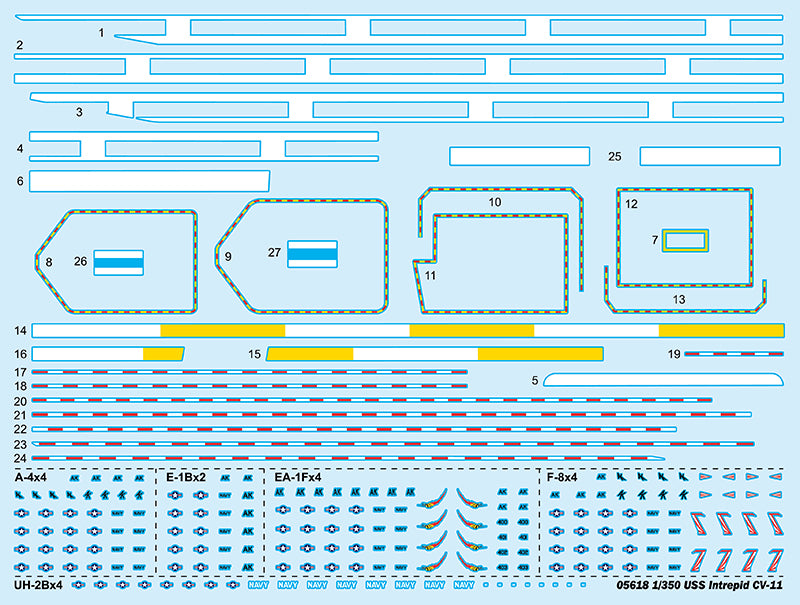 Trumpeter USS Intrepid CV-11 05618 1:350