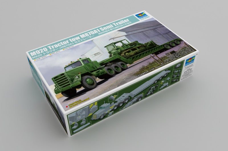 Trumpeter M920 Tractor tow M870A1 Semi Trailer 01078 1:35