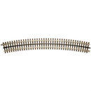 Atlas O 6013 21st Century Track System Nickel Silver Rail with Brown Ties, 3-Rail, O-90 Full Curved Section (Circle = 16 Pieces)