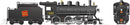 PREORDER Rapido HO 603008 Class H-6-g 4-6-0 with Steel Cab, Standard DC, Canadian National 1392 (black, red, Tilted Wafer Logo)