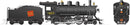 PREORDER Rapido HO 603509 Class H-6-g 4-6-0 with Steel Cab, LokSound and DCC, Canadian National 1403 (black, red, Tilted Wafer Logo)