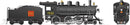 PREORDER Rapido HO 603515 Class H-6-g 4-6-0 with Steel Cab, LokSound and DCC, Canadian National 1532 (black, red, Straight Wafer Logo)