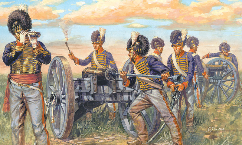 Italeri 6041 - SCALE 1 : 72 WATERLOO (200years) BRITISH ARTILLERY