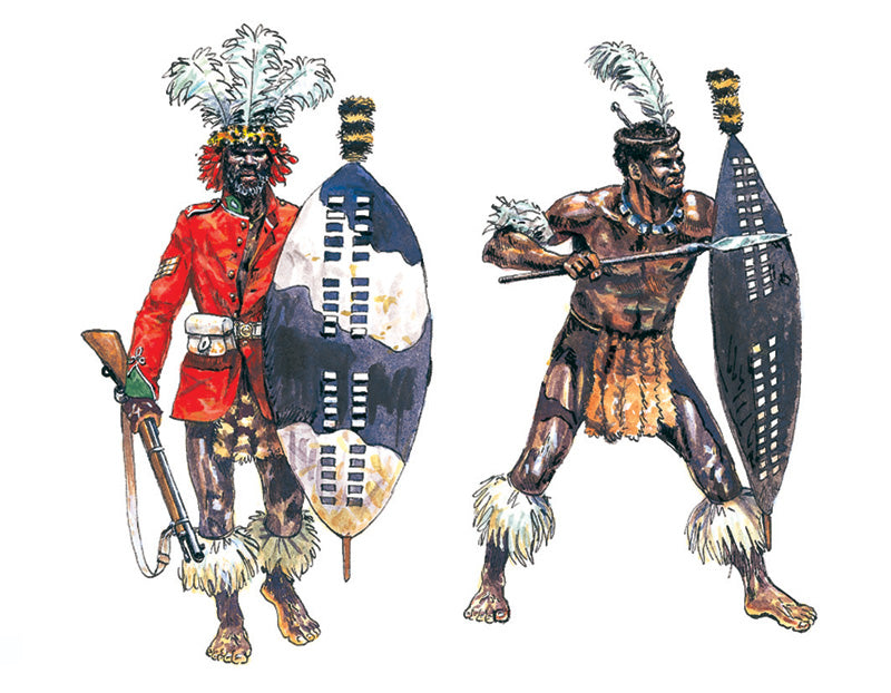 Italeri 6051 - SCALE 1 : 72 ZULU WARRIORS