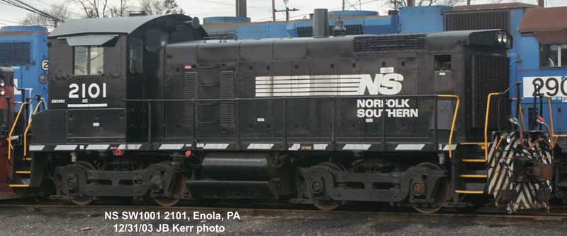 PREORDER Bowser HO 60593 EMD SW-1001 Locomotive Norfolk Southern 2101 (Standard DC)