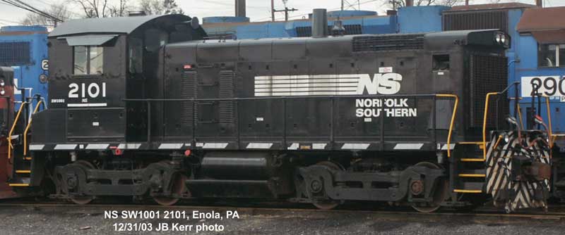 PREORDER Bowser HO 60596 EMD SW-1001 Locomotive Norfolk Southern 2102 (DCC and Sound)