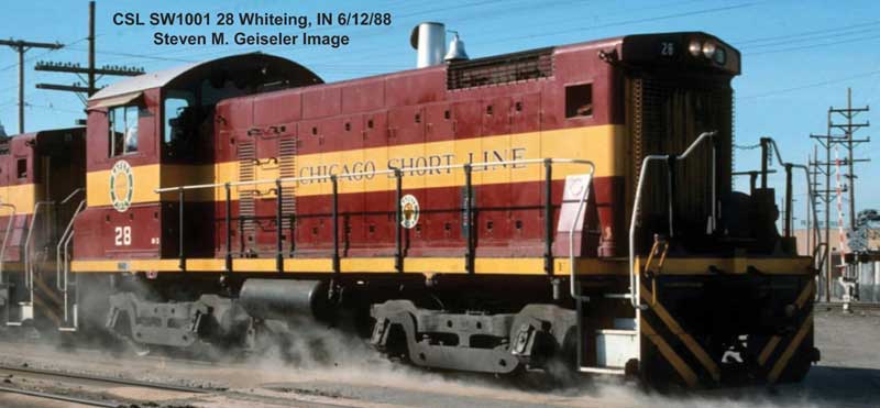 PREORDER Bowser HO 60613 EMD SW-1001 Locomotive Chicago Short Line 28 (Standard DC)