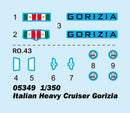 Trumpeter 05349 Italian Heavy Cruiser Gorizia 1:350