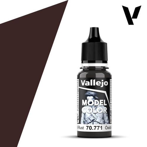 Vallejo 70771 Model Color Matt Dark Rust 6pk