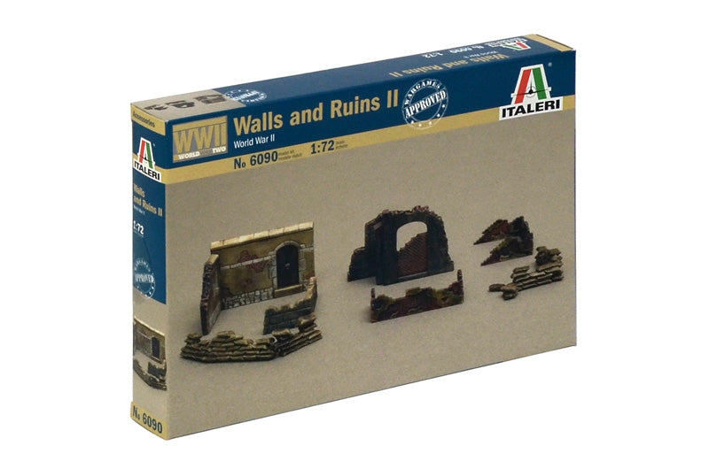 Italeri 6090 - SCALE 1 : 72 WALLS AND RUINS (NUM. 2)