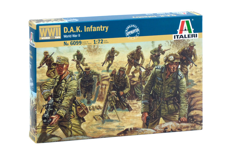 Italeri 6099 - SCALE 1 : 72 D.A.K. Infantry