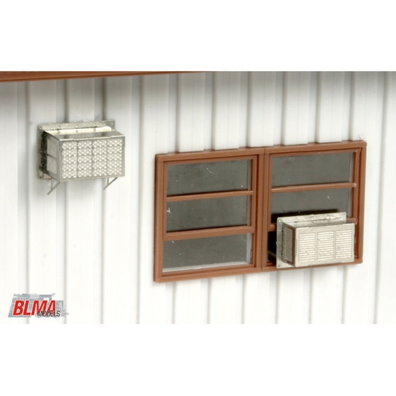 PREORDER Atlas BLMA609 Window-Mounted Air Conditioners - Etched-Metal Kit -- pkg(12), N