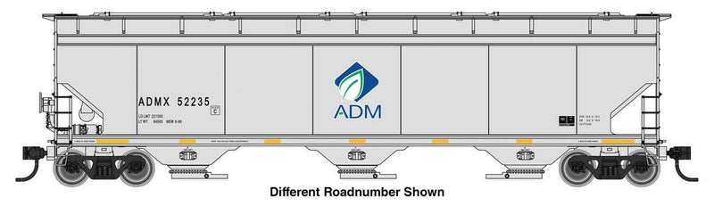 PREORDER Walthers Mainline HO 910-7739 60' NSC 5150 3-Bay Covered Hopper, Archer-Daniels-Midland