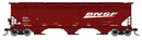 PREORDER Walthers Mainline HO 910-7740 60' NSC 5150 3-Bay Covered Hopper, Burlington Northern Santa Fe